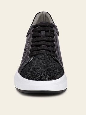 ✨ Franco Cuadra Stingray Leather Sneakers Women’s Size 8 US Luxe Exotic Shoes ✨